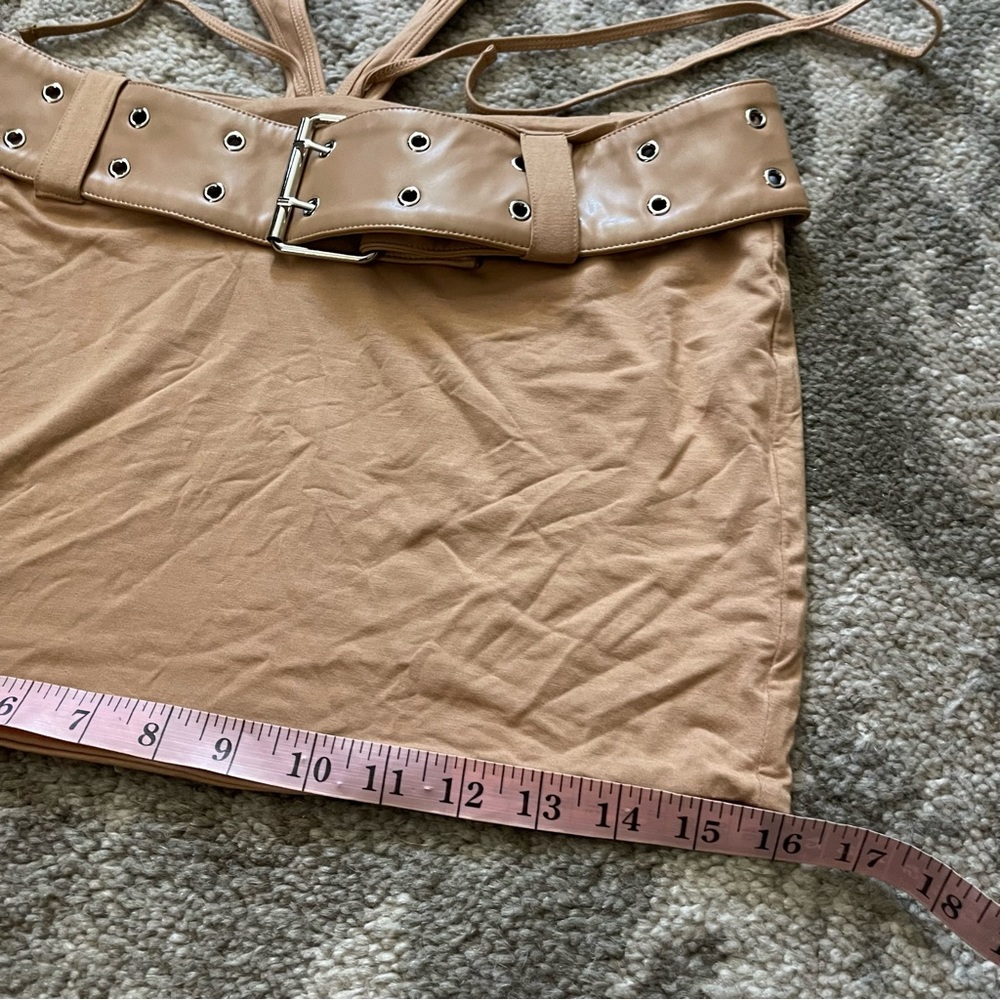 I.AM.GIA | LURIA PU Faux Suede Cut Out Micro Mini Dress - Picture 5 of 8